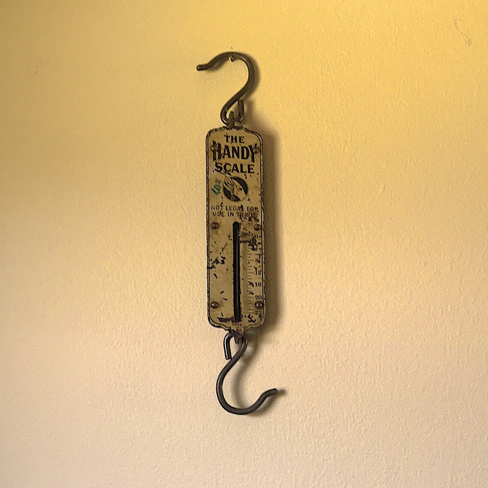 Vintage Decorative Hanging Spring Scale